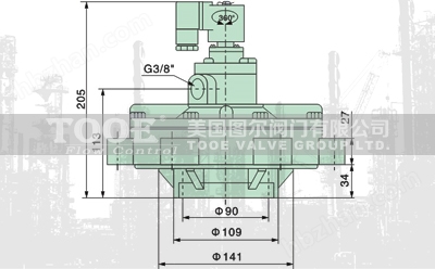 淹沒式脈沖電磁閥技術(shù)參數(shù)
