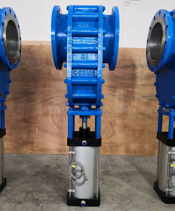 气动耐磨陶瓷双闸板阀z644tc