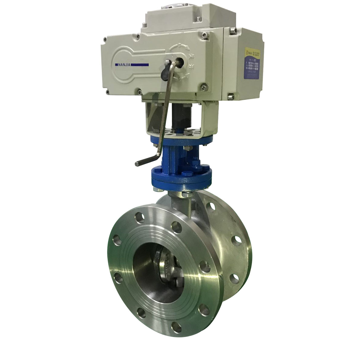 电动硬密封法兰蝶阀d943w