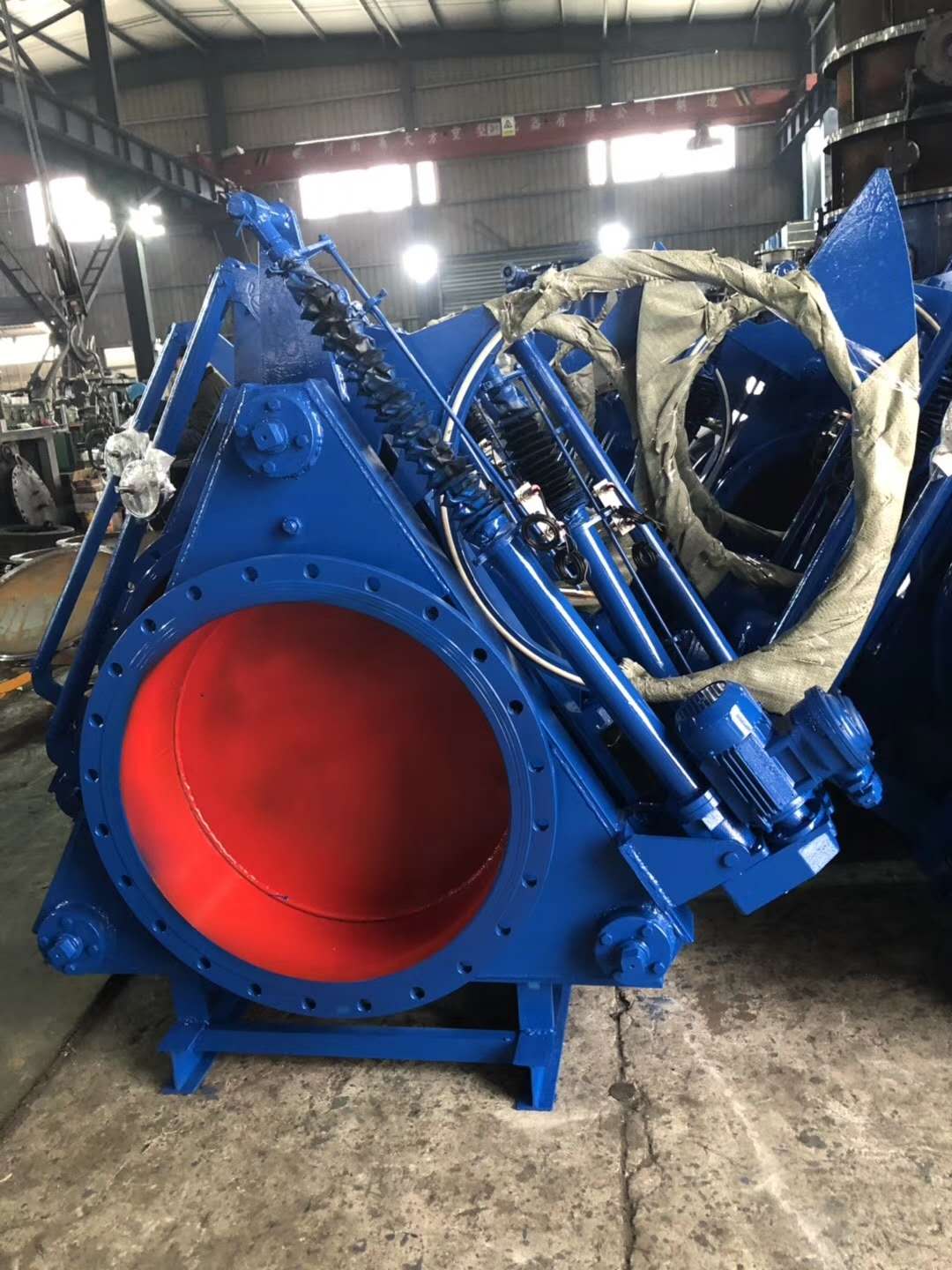 f943x电动扇形盲板阀