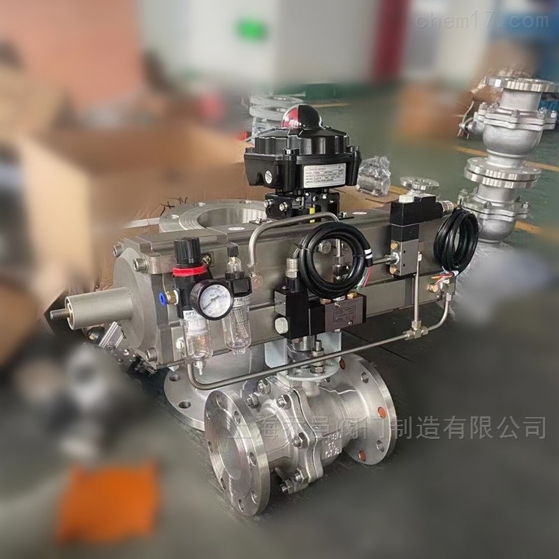 气动两段式切断球阀 气动两段式切断球阀