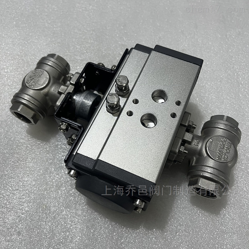 <strong>气动双联三通球阀</strong>